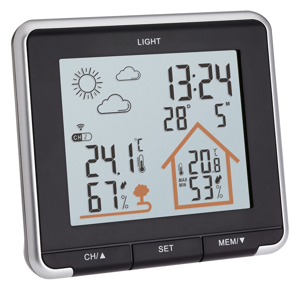 TFA LIFE - Wetterstation - Schwarz