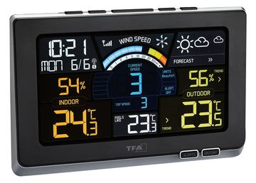 TFA Spring Breeze - Wetterstation - Schwarz von LumaTech