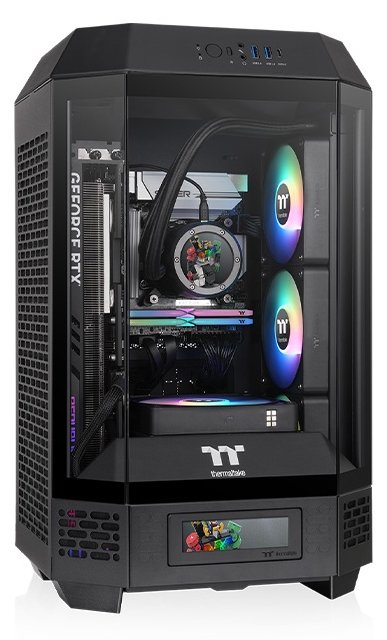 Thermaltake The Tower 250 - MT - Mini-ITX - Seitenteil mit Fenster (gehärtetes Glas)
