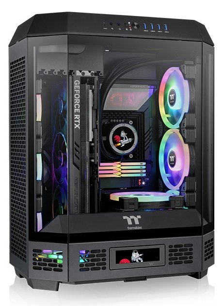 Thermaltake The Tower 600 - Mid tower - ATX - Seitenteil mit Fenster (gehärtetes Glas)