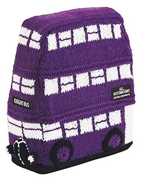 Thumbs Up ! Harry Potter Strick-Set Türstopper Bus lila von LumaTech