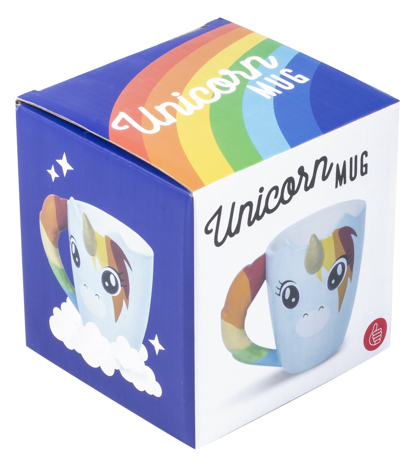 Thumbs Up UNIMUG - Eins/Eine(r) - 0,3 l - Mehrfarbig - Keramik - Universal - 1 Stück(e)