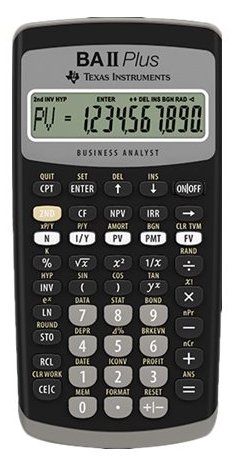 TI BA II Plus - Finanz-Taschenrechner