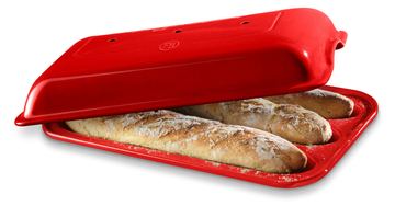 Emile Henry EH345506 0 - Brotform - Rechteckig - 3,7 l - -20 °C - 270 °C - Rot von LumaTech