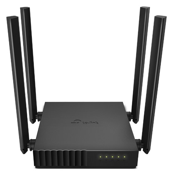 TP-LINK Archer C54 - Wi-Fi 5 (802.11ac) - Dual-Band (2,4 GHz/5 GHz) - Eingebauter Ethernet-Anschluss - Schwarz