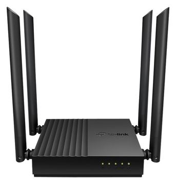 TP-LINK Archer C64 - Wi-Fi 5 (802.11ac) - Dual-Band (2,4 GHz/5 GHz) - Eingebauter Ethernet-Anschluss - Schwarz von LumaTech