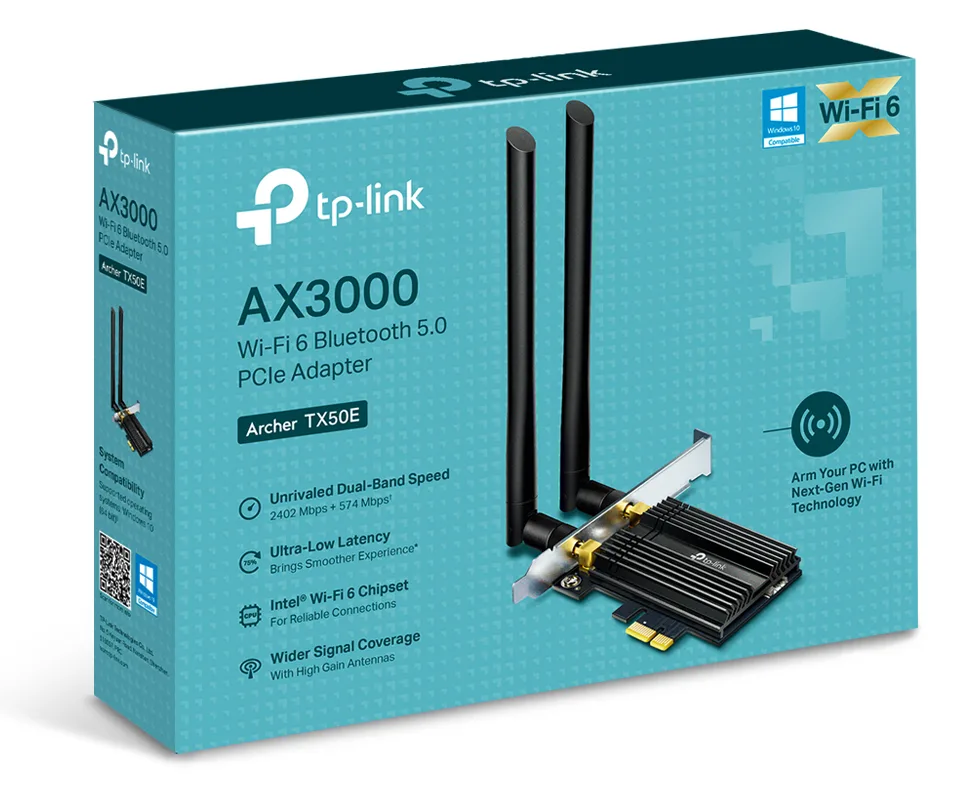 TP-LINK Archer TX50E - Netzwerkadapter - PCIe, Ansicht 3