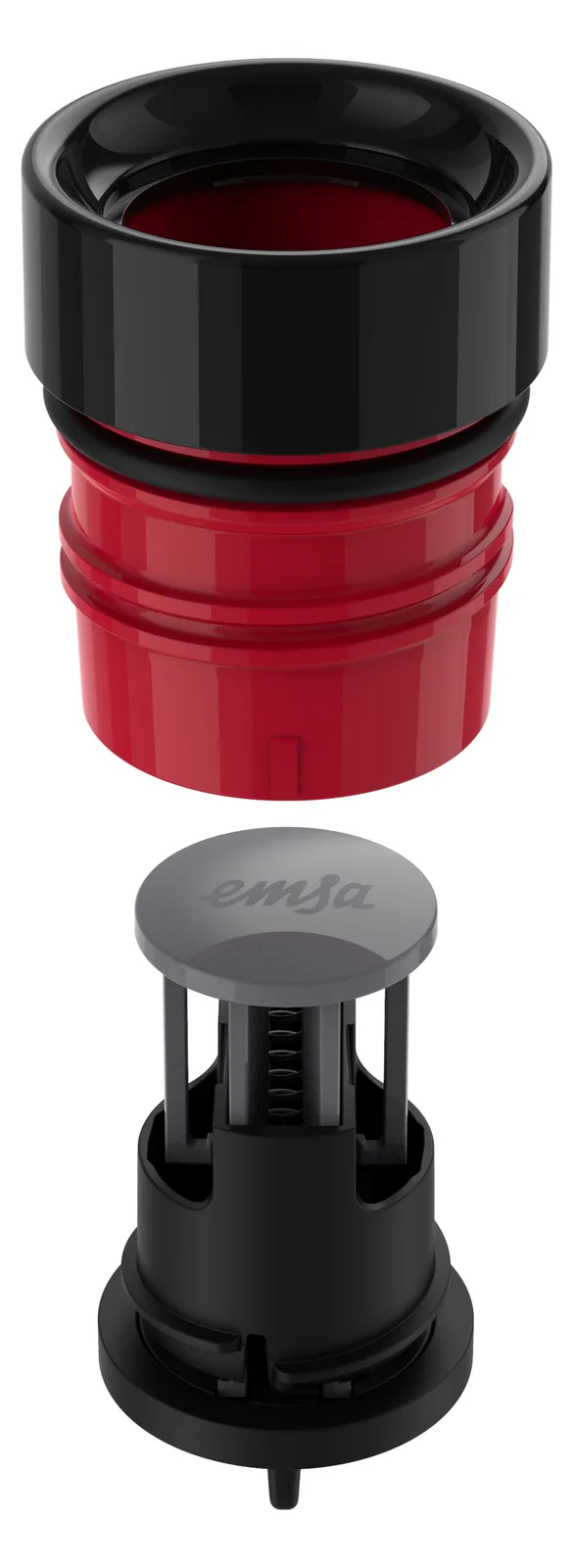 EMSA Bludrop Color 0.7 L schwarz, Ansicht 2