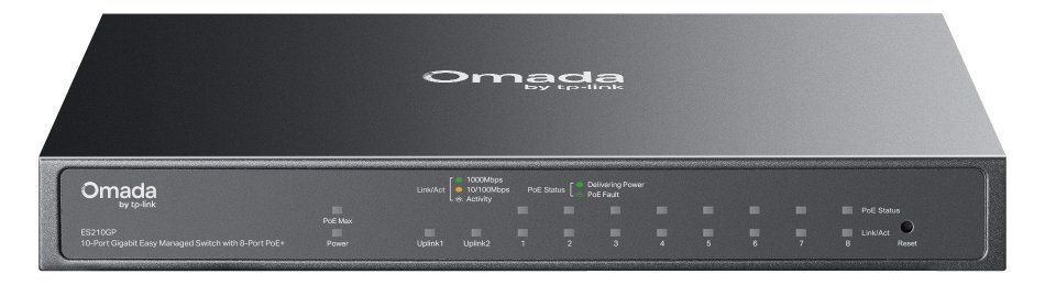 TP-LINK ES210GP Omada Switch - Switch - 1 Gbps