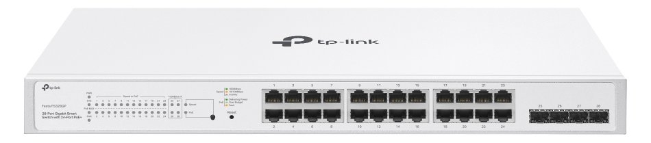 TP-LINK Festa FS328GP V1 - Switch - Smart - 24 x 10/100/1000 (PoE+)