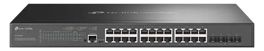 TP-LINK Jetstream 24-Port Gigabit And 4-Port 10Ge Sfp+ L2+ Managed, Ansicht 2