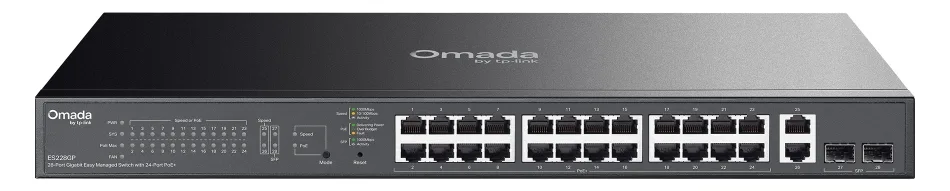 TP-LINK Omada ES228GP V1 - Switch - managed - 26 x 10/100/1000 (PoE+), Ansicht 2