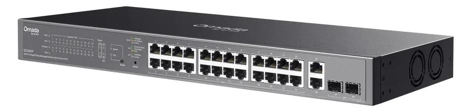 TP-LINK Omada ES228GP V1 - Switch - managed - 26 x 10/100/1000 (PoE+), Ansicht 4