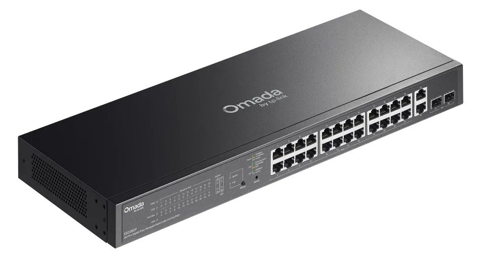 TP-LINK Omada ES228GP V1 - Switch - managed - 26 x 10/100/1000 (PoE+), Ansicht 5