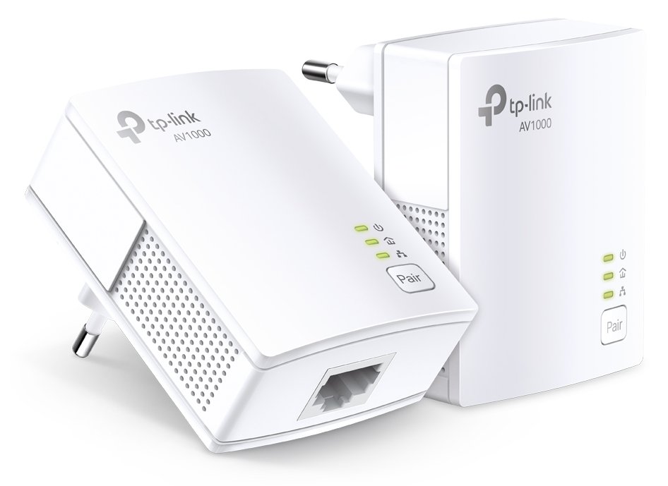 TP-LINK Powerline TL-PA7017 - V4 - Starter Kit - Powerline Adapterkit - GigE, HomePlug AV (HPAV)