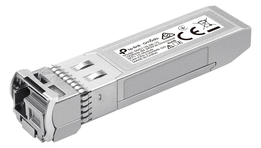 TP-LINK SM5110LSB-10 Omada Single-Mode WDM Bi-Directional SFP+ - Transceiver - Glasfaser (LWL)