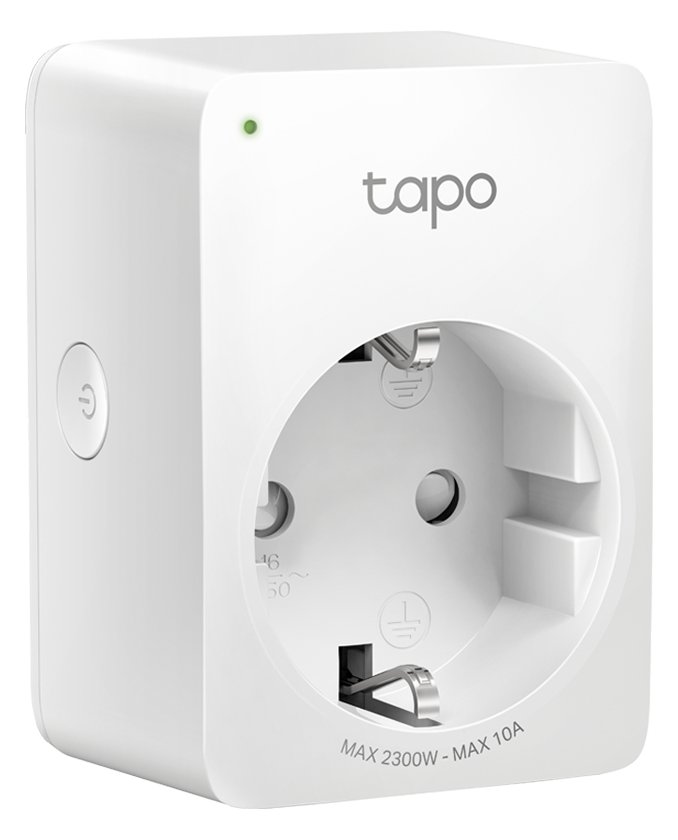 TP-LINK Tapo P100 V1.2 - Smart-Stecker - kabellos - 802.11b/g/n, Bluetooth 4.2