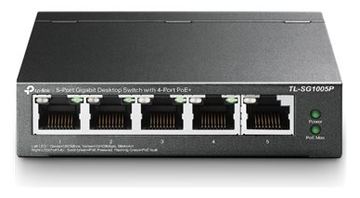 TP-LINK TL-SG1005P - Switch - unmanaged - 4 x 10/100/1000 (PoE) von LumaTech