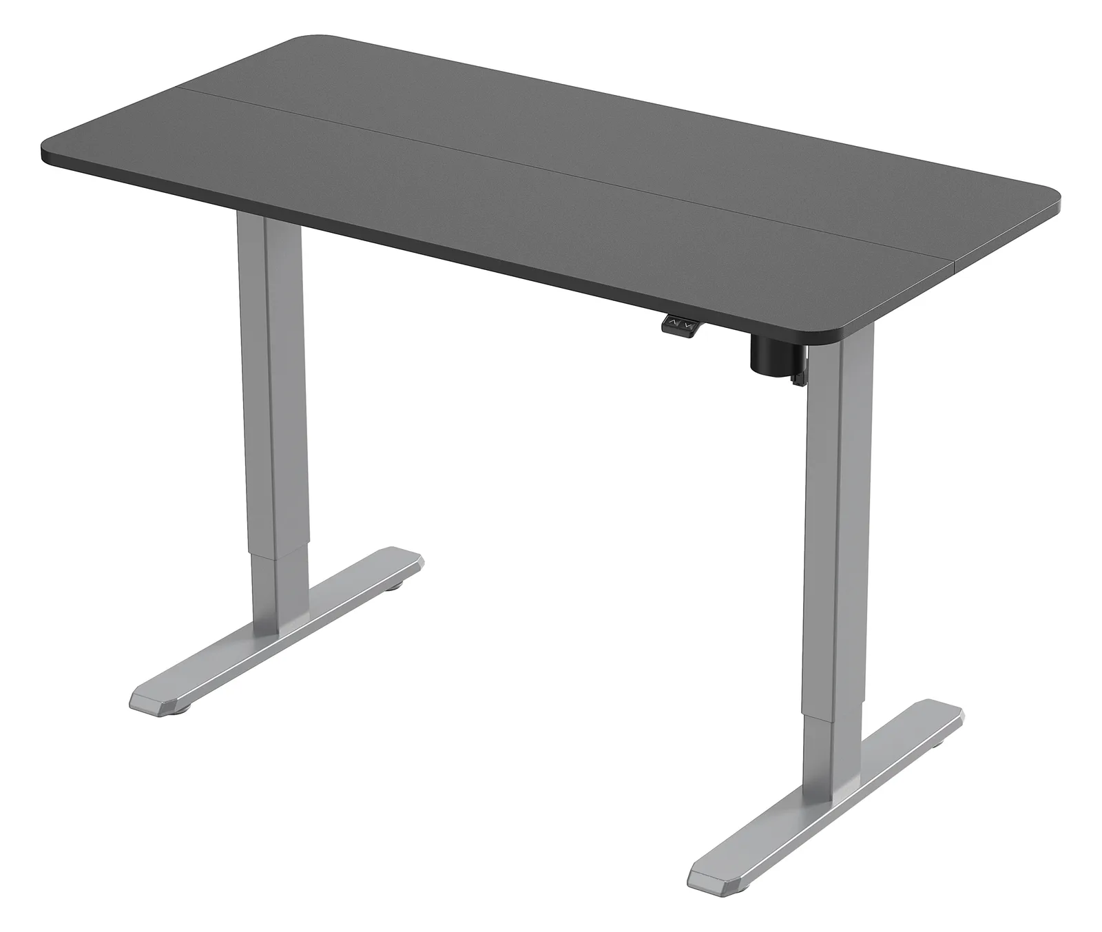 Equip Elektrisches-Sitz- Steh-Tischgestell - mit Tischplatte - grau - Gerade - Rechteckige Form - Kunststoff - Edelstahl, Ansicht 3