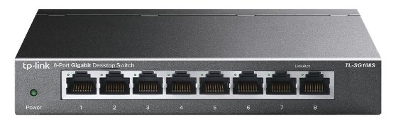 TP-LINK TL-SG108S - Switch - 8 x 10/100/1000