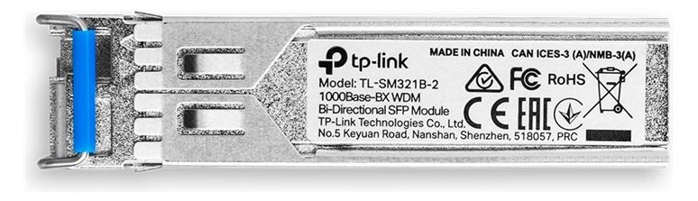 TP-LINK TL-SM321B - V2 - SFP (Mini-GBIC)-Transceiver-Modul - GigE - 1000Base-BX - LC/UPC Einzelmodus