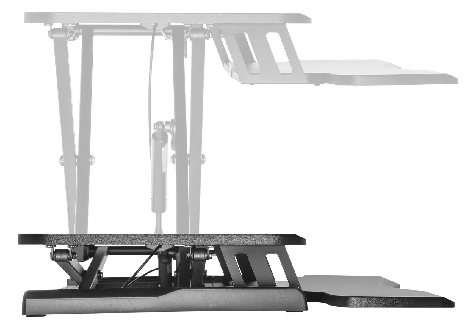 Equip ERGO Monitortisch mit Sitz-Stehbankerhöhung schw 15kg, Ansicht 2