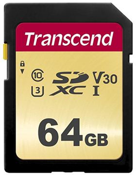 Transcend 500S - Flash-Speicherkarte - 64 GB von LumaTech