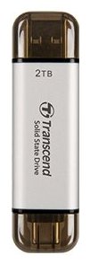 Transcend ESD310 - SSD - 1 TB - extern (tragbar) - USB 3.2 Gen 2x1 (USB-C Steckverbinder)