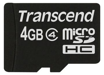 Transcend Flash-Speicherkarte - 4 GB - Class 4 von LumaTech