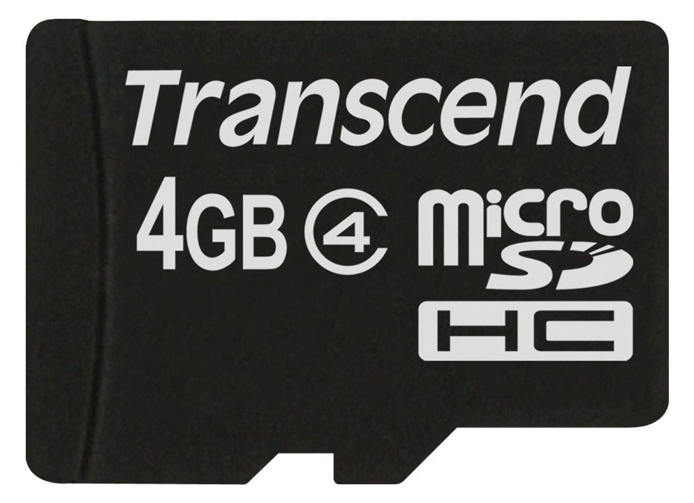 Transcend Flash-Speicherkarte - 4 GB - Class 4