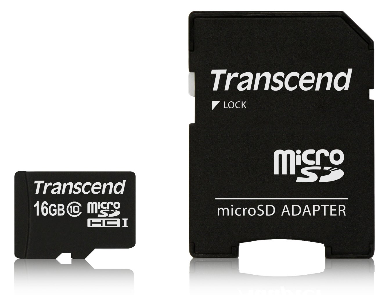 Transcend Flash-Speicherkarte (microSDHC/SD-Adapter inbegriffen)