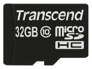 Transcend Flash-Speicherkarte (microSDHC/SD-Adapter inbegriffen)
