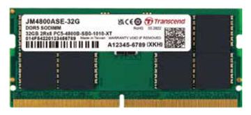 Transcend JetRAM - DDR5 - Modul - 32 GB - SO DIMM 262-PIN von LumaTech