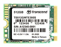 Transcend MTE300S - SSD - 512 GB - intern - M.2 2230 - PCIe 3.0 x4 (NVMe)