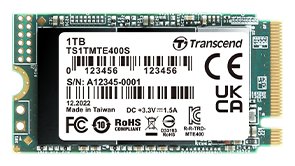 Transcend MTE400S - SSD - 1 TB - intern - M.2 2242 - PCIe 3.0 x4 (NVMe)