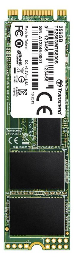 Transcend MTS830S - SSD - 256 GB - intern - M.2 2280