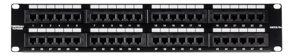 TRENDnet Patch Panel - CAT 5e - UTP - 48 Ports