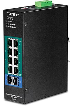 TRENDnet TI-PG102I - Switch - managed - 8 x 10/100/1000 (PoE+) von LumaTech