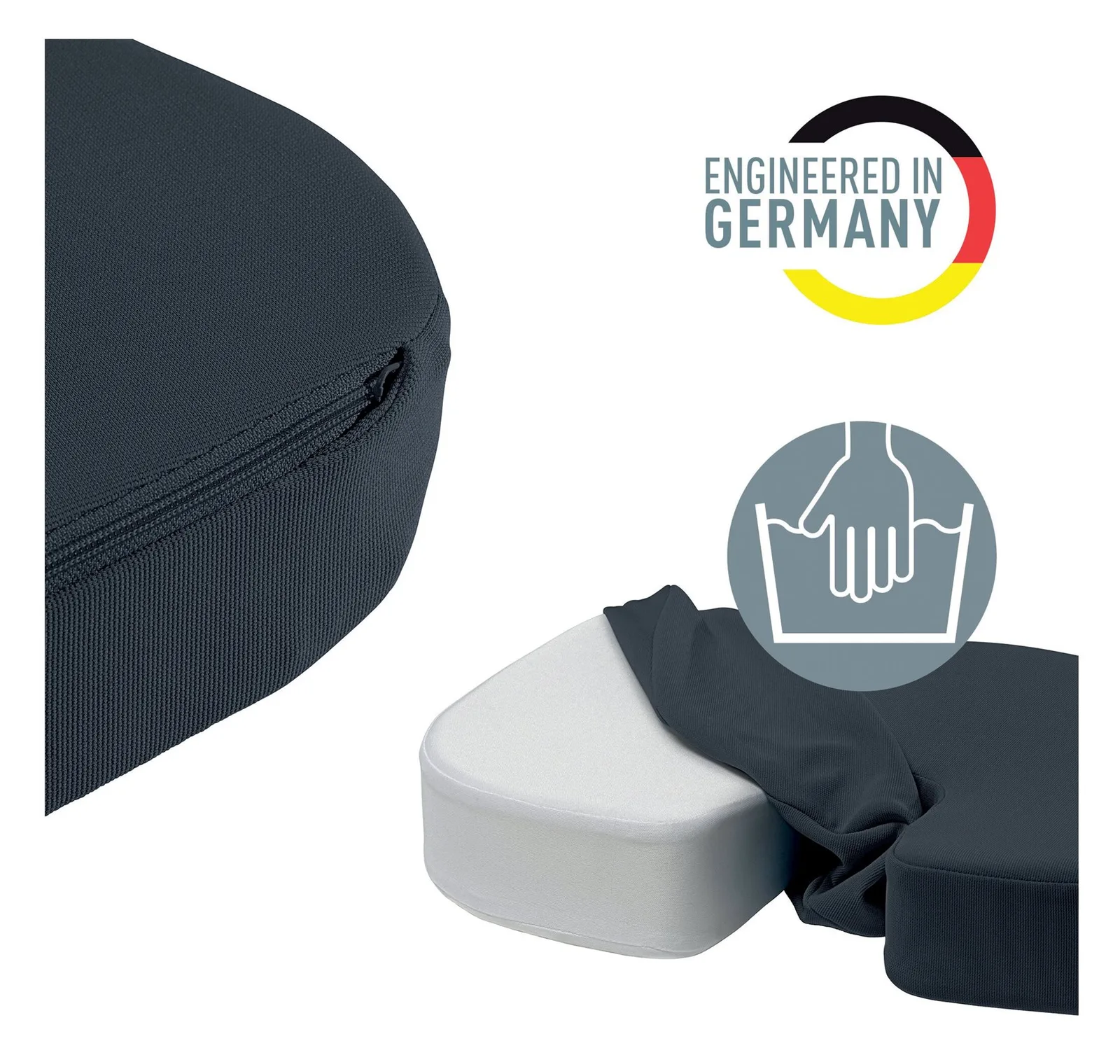 Esselte Leitz Ergo Cosy - Sitzkissen - Velvet Gray, Ansicht 4