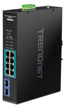 TRENDnet TI-PGM102 - Switch - industriell - 8 x 10/100/1000 (PoE+) von LumaTech