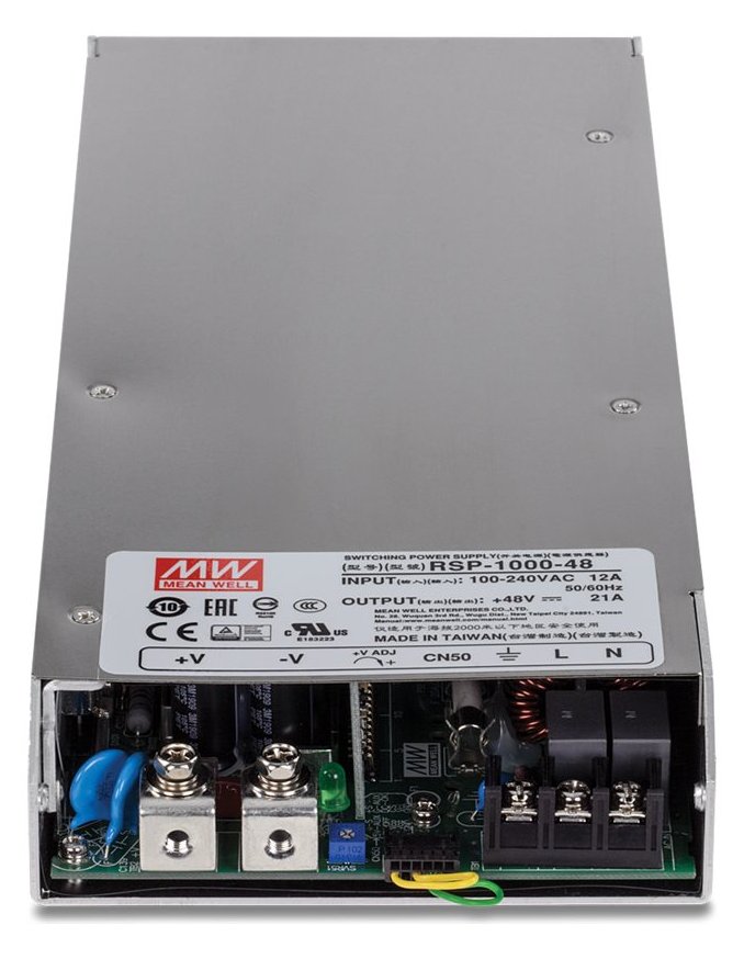 TRENDnet TI-RSP100048 - Netzteil (Rack - einbaufähig) - Wechselstrom 100-240 V - 1000 Watt - aktive PFC - 4U