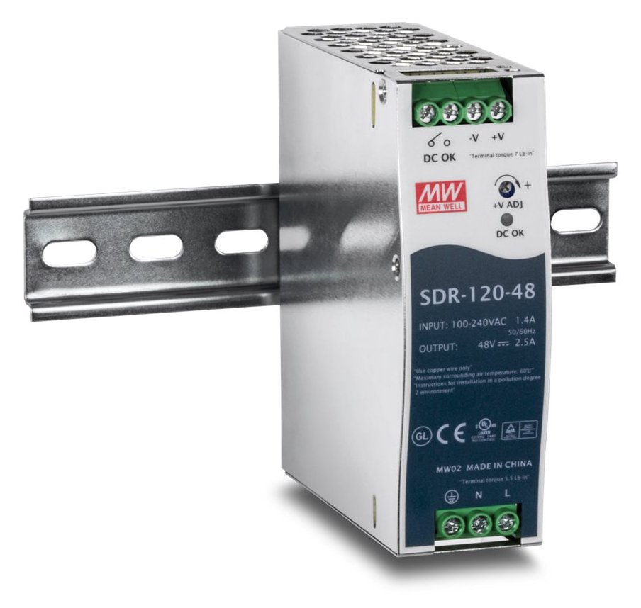 TRENDnet TI-S12048 - Netzteil (DIN-Schienenmontage möglich)