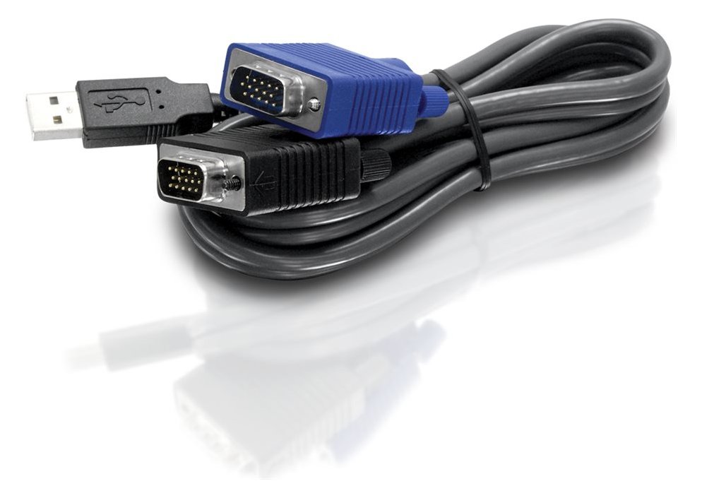 TRENDnet TK CU15 - Tastatur- / Video- / Maus- (KVM-)