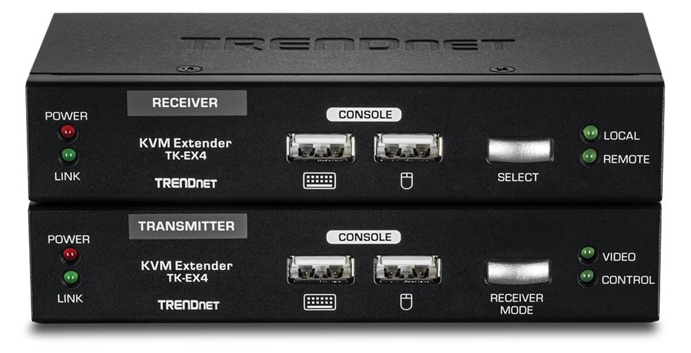TRENDnet TK-EX4 KVM Extension Kit - KVM-Extender