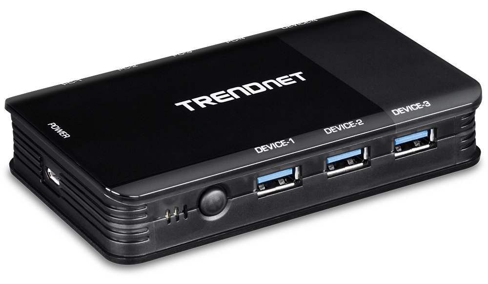 TRENDnet TK-U404 - Hub - 4 x USB 3.1 (für PCs) + 4 x USB 3.1 (für Geräte)