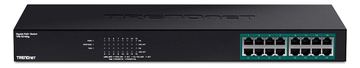 TRENDnet TPE TG160G - Switch - 16 x 10/100/1000 (PoE+) von LumaTech
