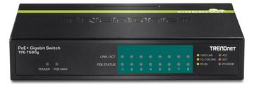 TRENDnet TPE TG80G GREENnet PoE+ Switch - Switch - 8 x 10/100/1000 (PoE+) von LumaTech