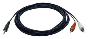 Tripp 6ft Mini Stereo to 2 RCA Audio Y Splitter Adapter Cable 3.5mm M/M 6' - AV- / Multimedia-Kabel von LumaTech