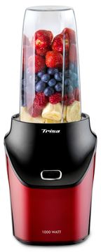 Trisa Energy Boost - Sport-Mixer - 1 l - Eis-Crusher - 1,2 m - 1000 W - Schwarz - Rot von LumaTech