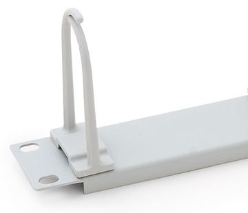 TRITON Rack-Kabelmanagementring (horizontal) - RAL 7035 - 1U - 48.3 cm (19) von LumaTech